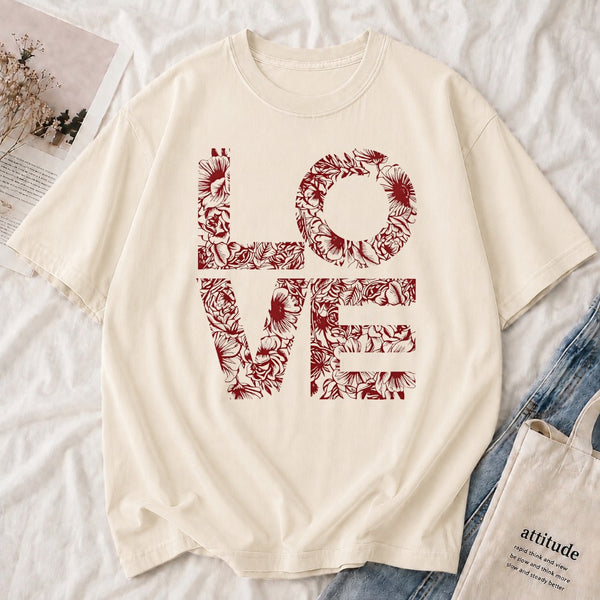LOVE Floral Botanical Tee