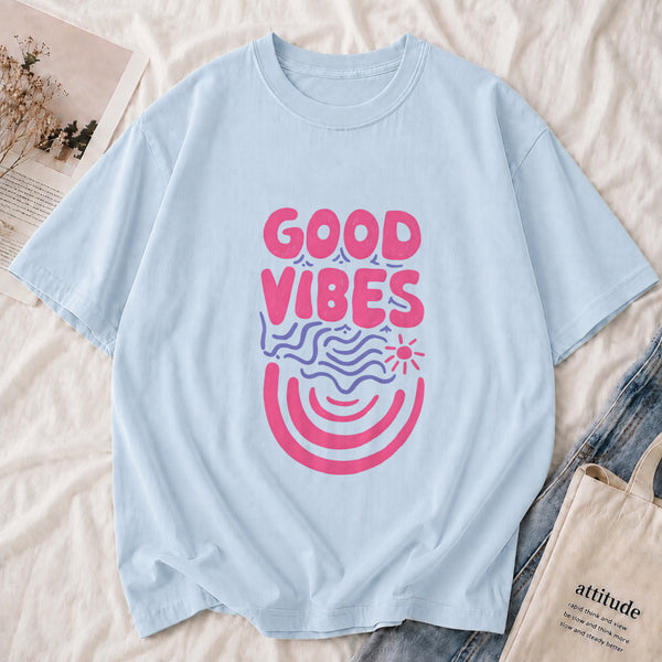 Good Vibes Retro Tee