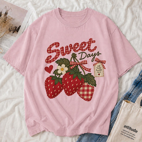 Sweet Days Strawberry Tee