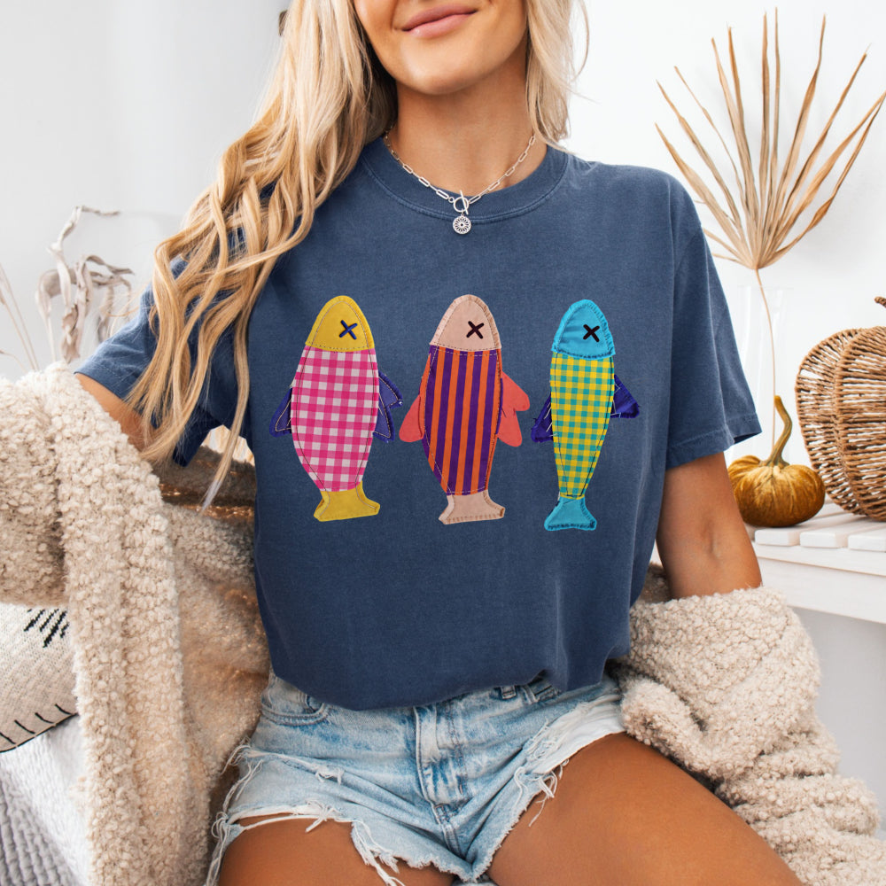 Retro Summer Fish Tee