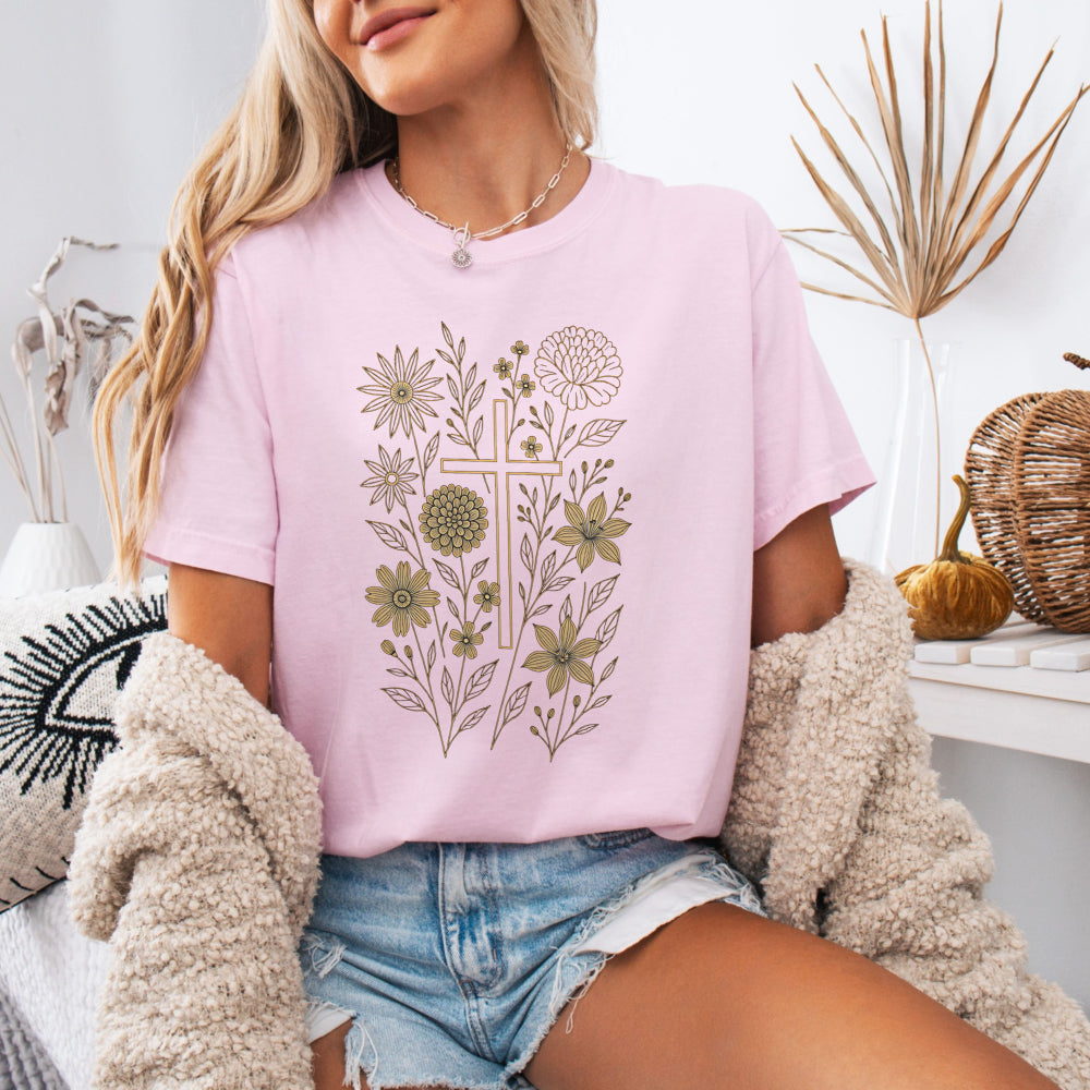 The Botanical Cross Tee