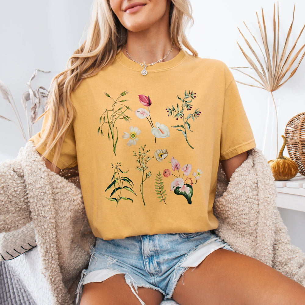 Watercolor Wildflower Tee