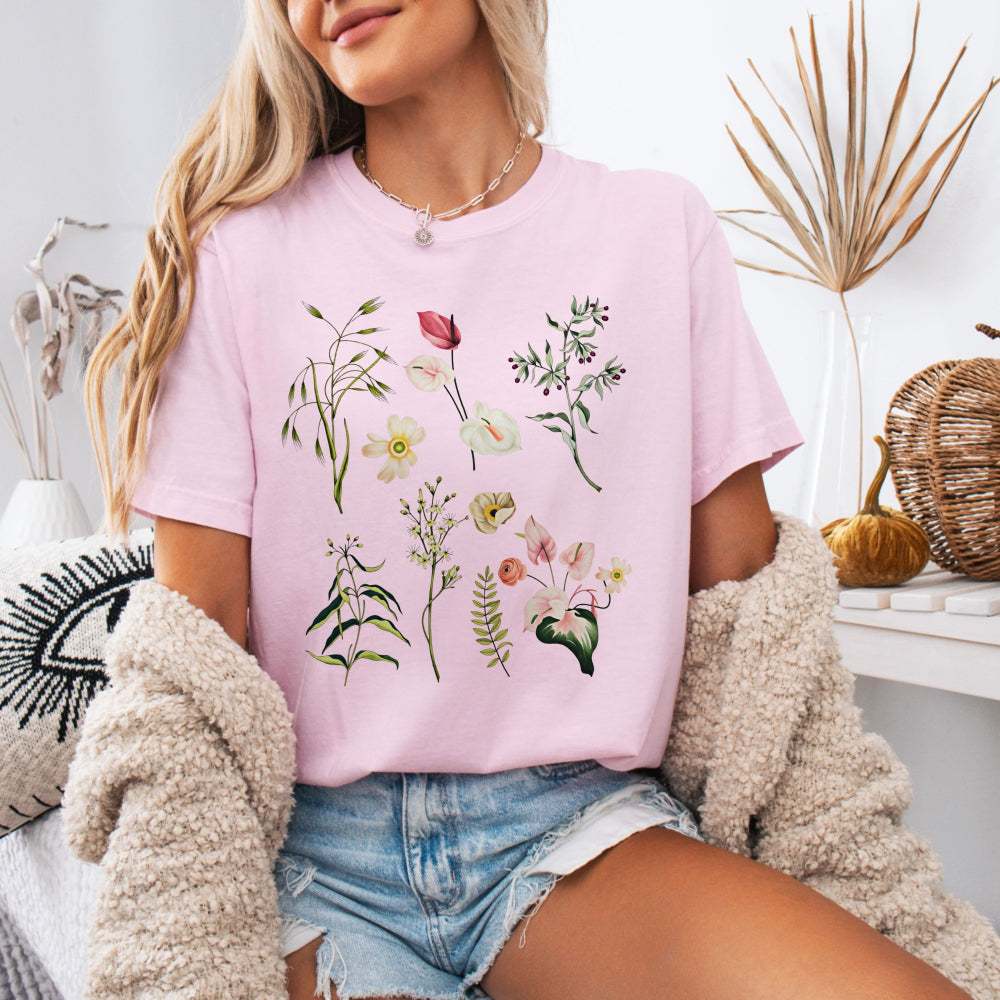Watercolor Wildflower Tee