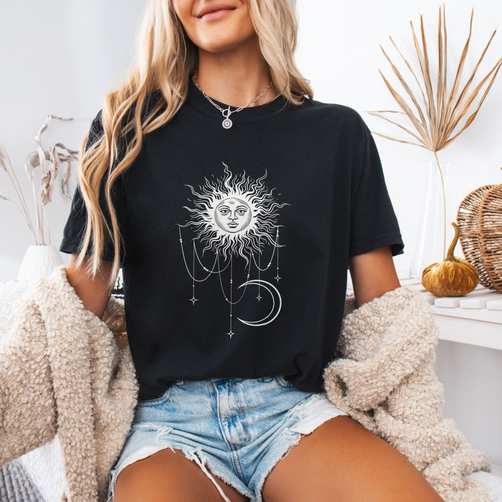 Sun & Moon Dreamer T-Shirt — Celestial Vintage