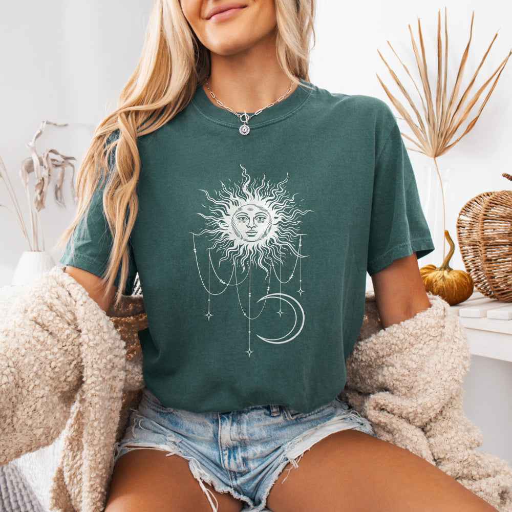 Sun & Moon Dreamer T-Shirt — Celestial Vintage
