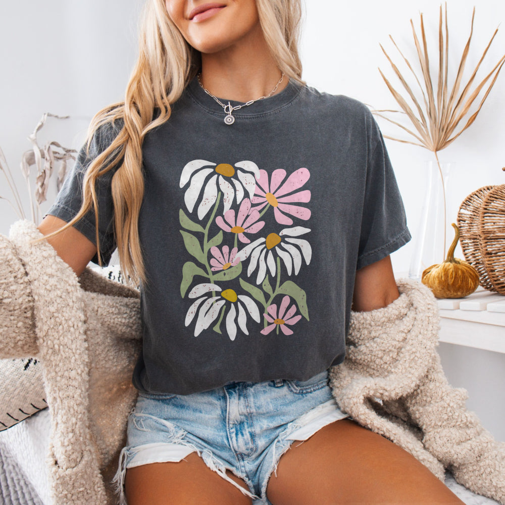 Pink Wildflower Bouquet Tee