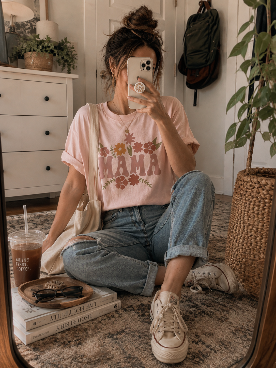 Mama Floral Tee