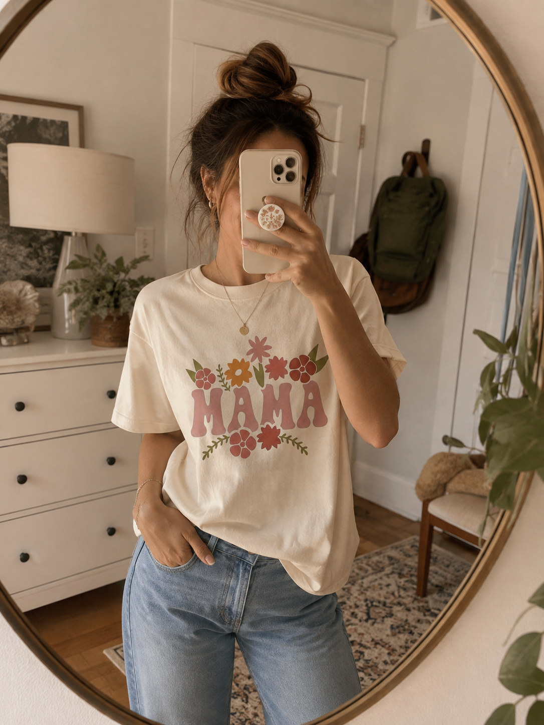Mama Floral Tee