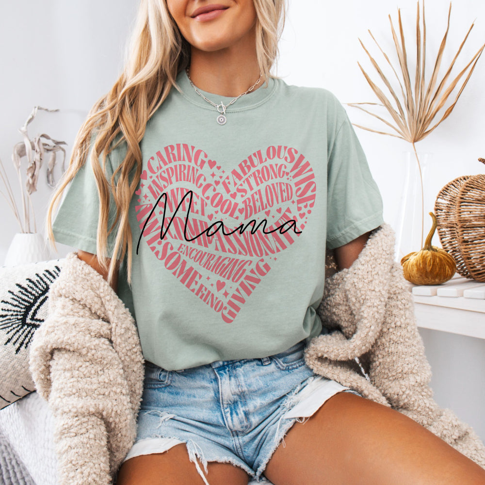 Mama Words Love Tee