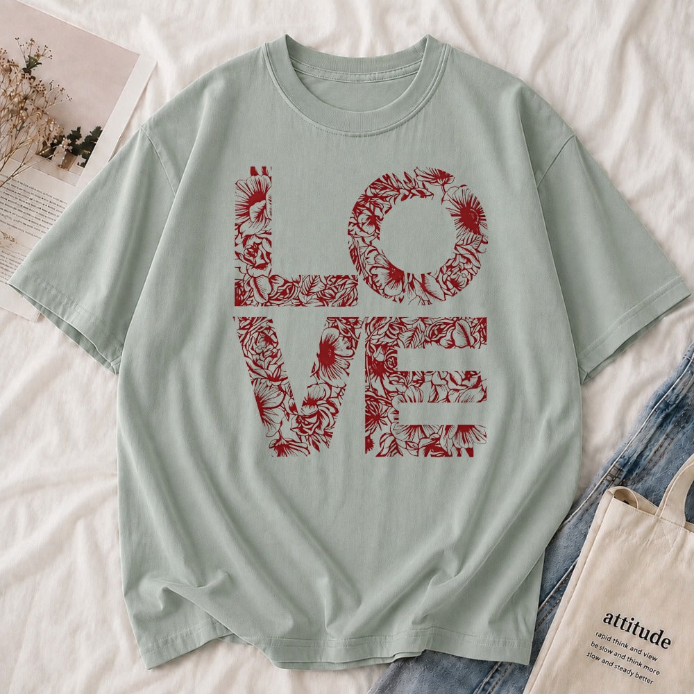 LOVE Floral Botanical Tee