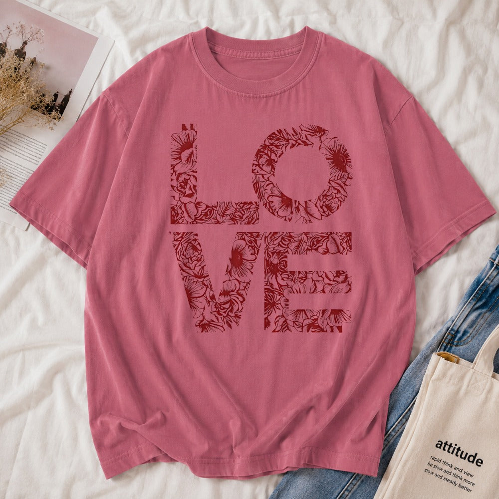 LOVE Floral Botanical Tee