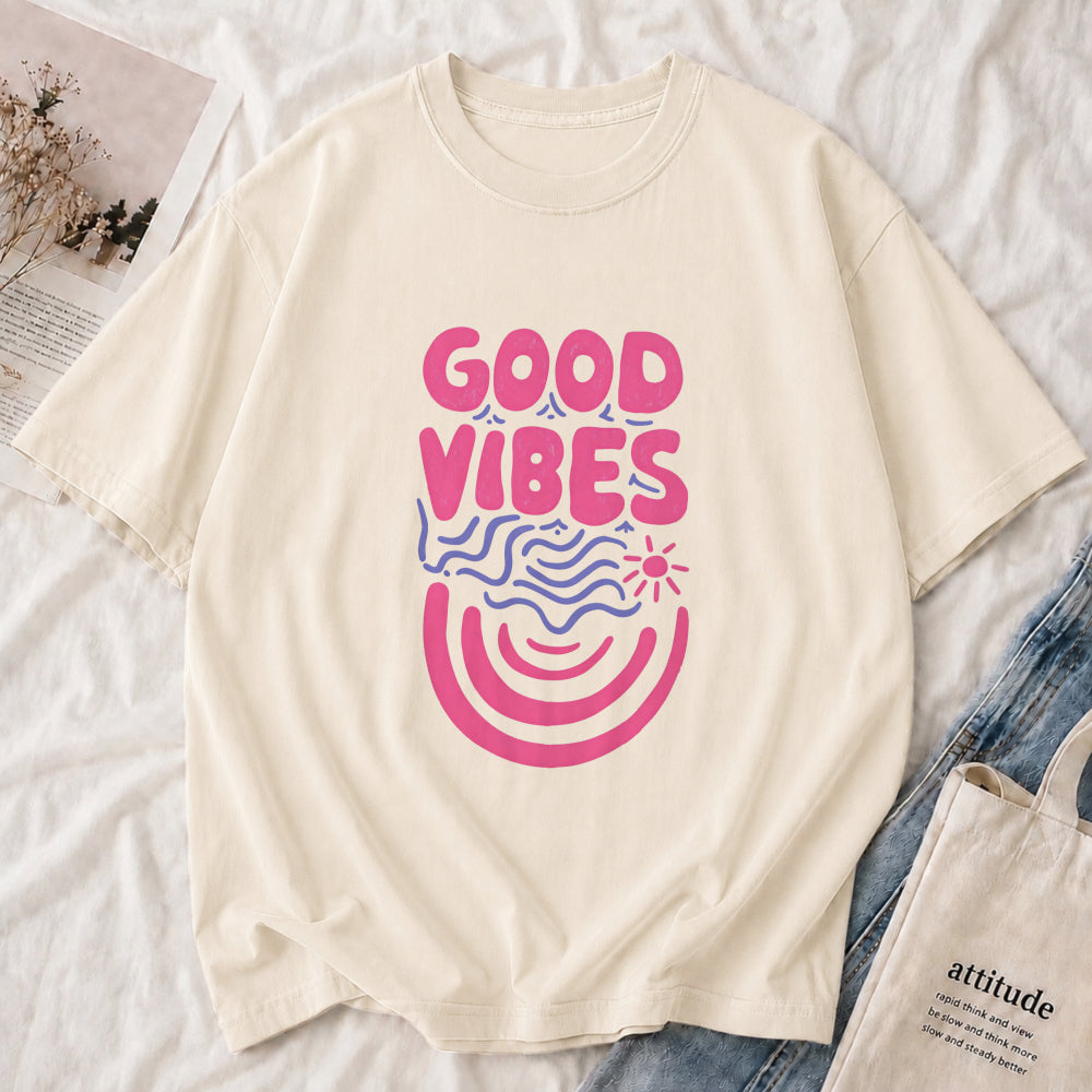 Good Vibes Retro Tee