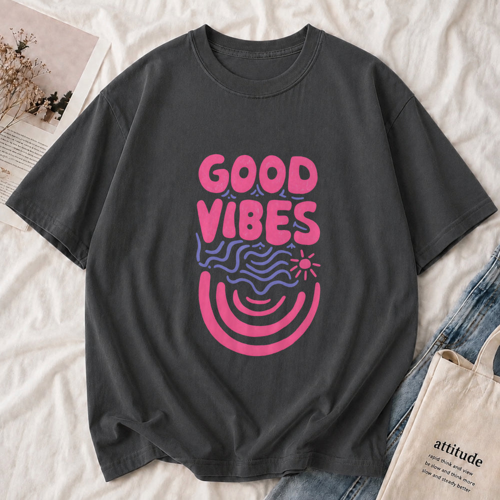 Good Vibes Retro Tee