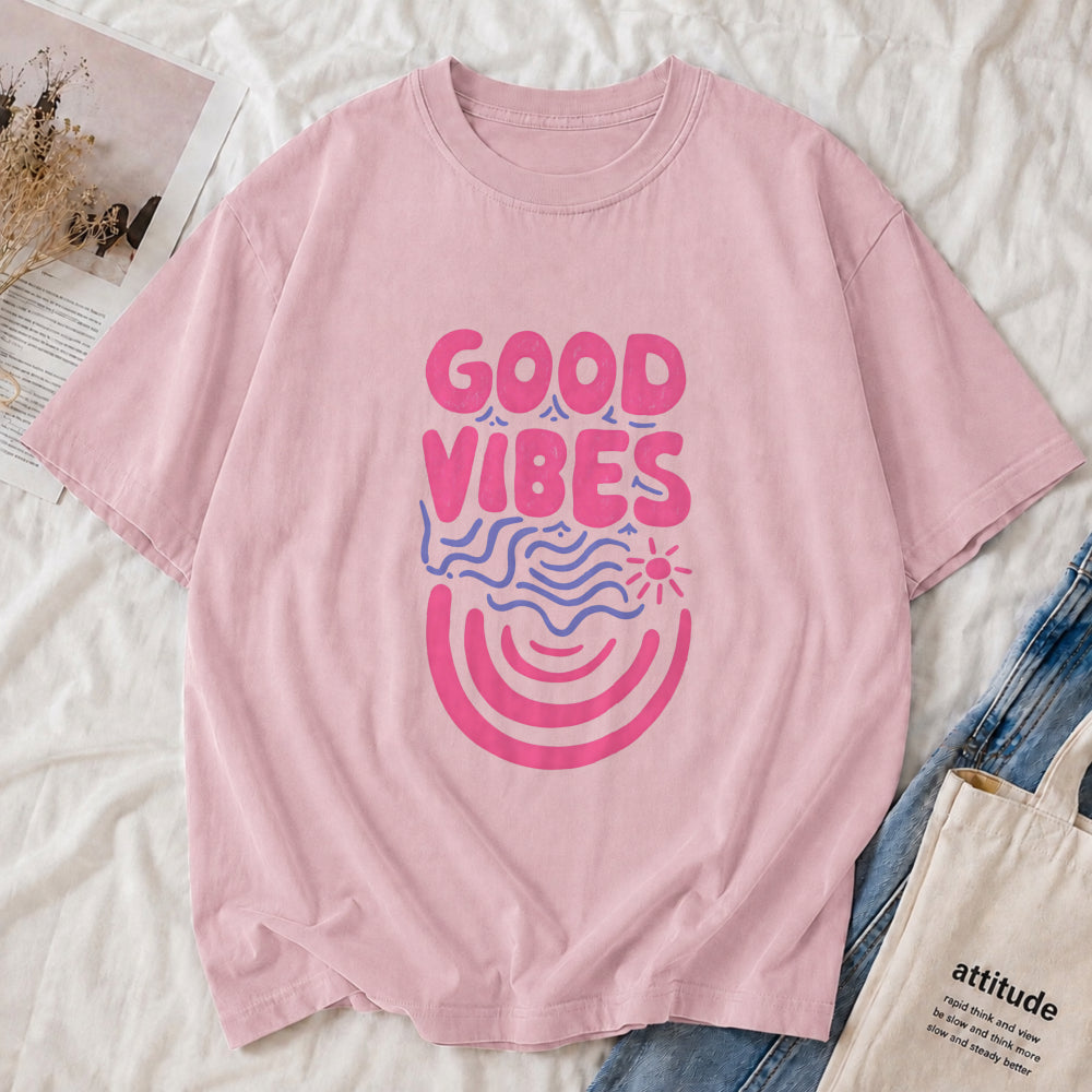 Good Vibes Retro Tee