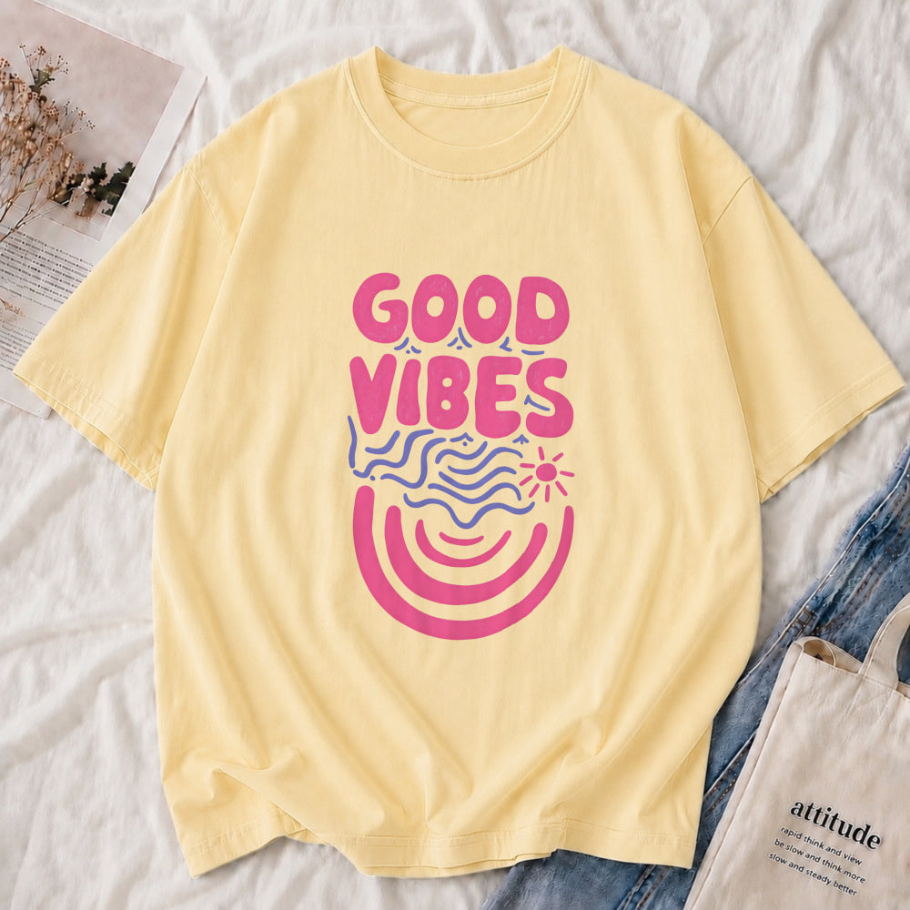 Good Vibes Retro Tee