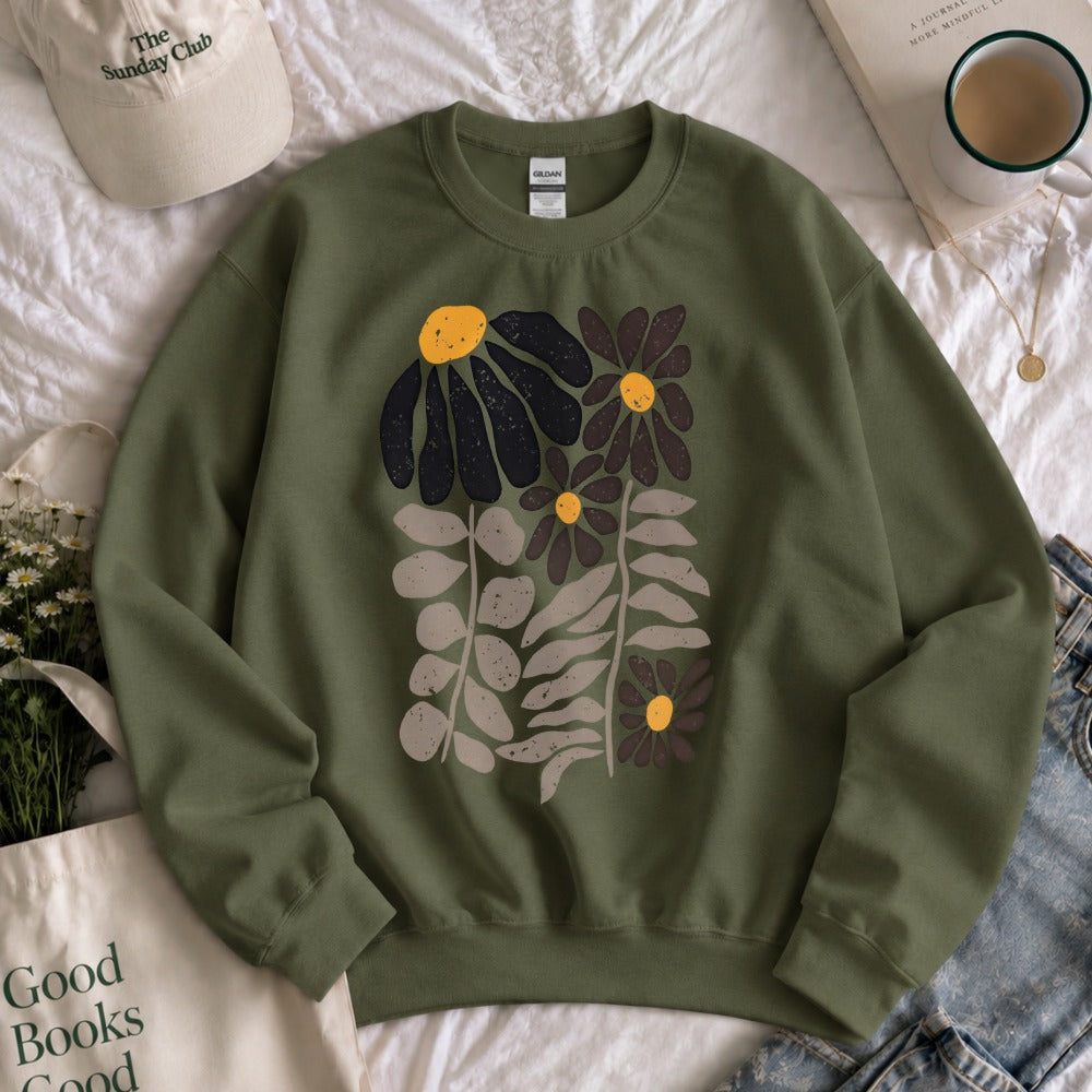 Boho Wildflower Sweatshirt