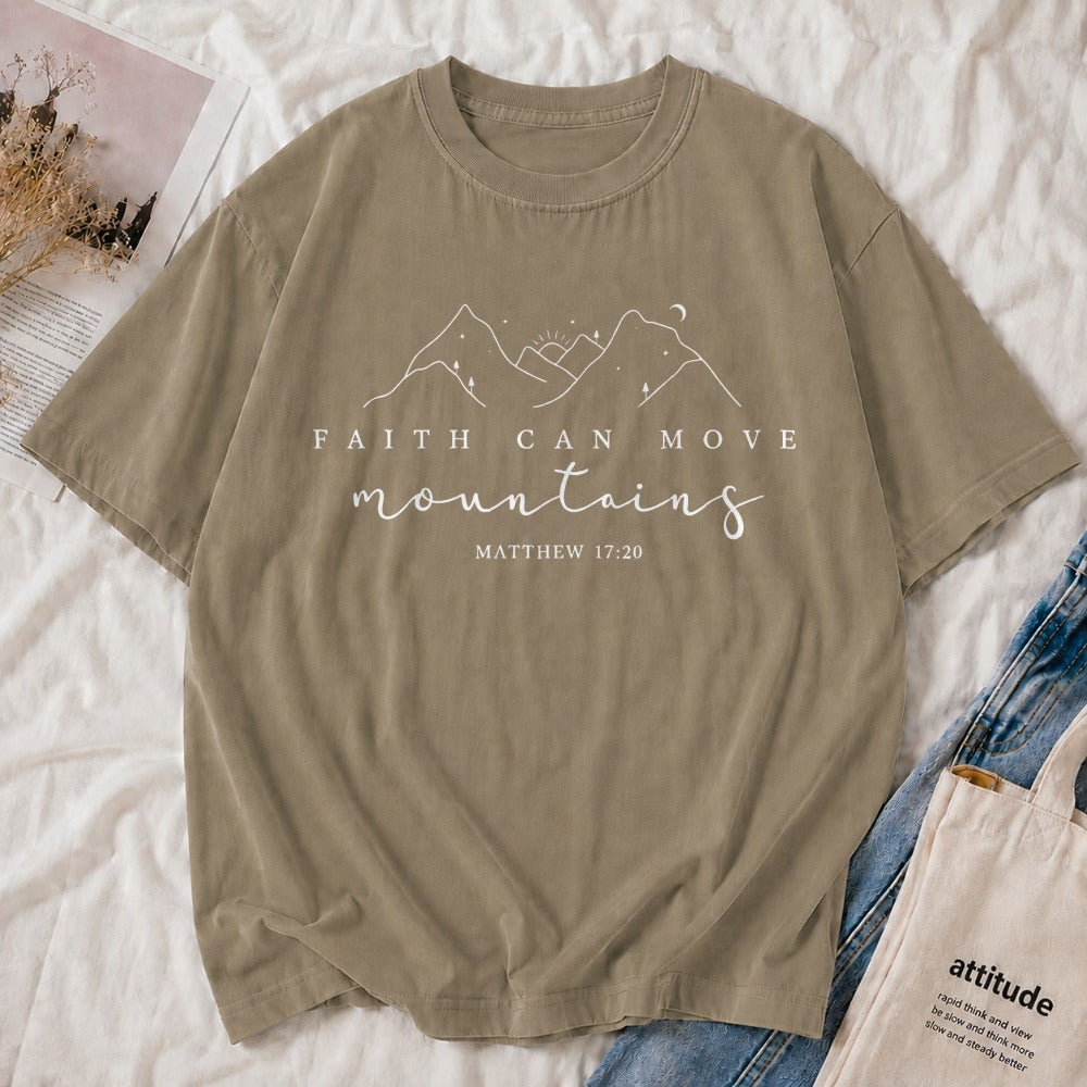 Faith Can Move Mountains Tee