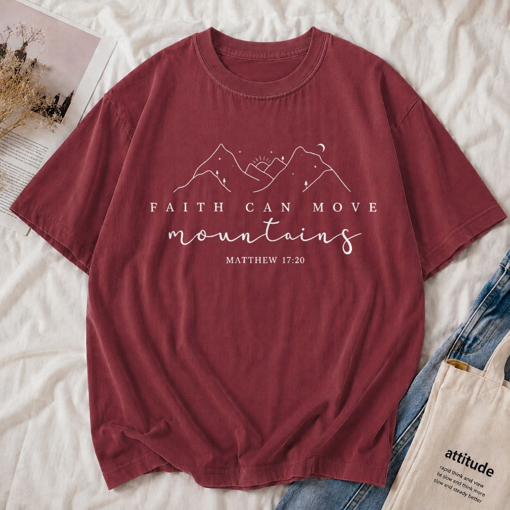 Faith Can Move Mountains Tee