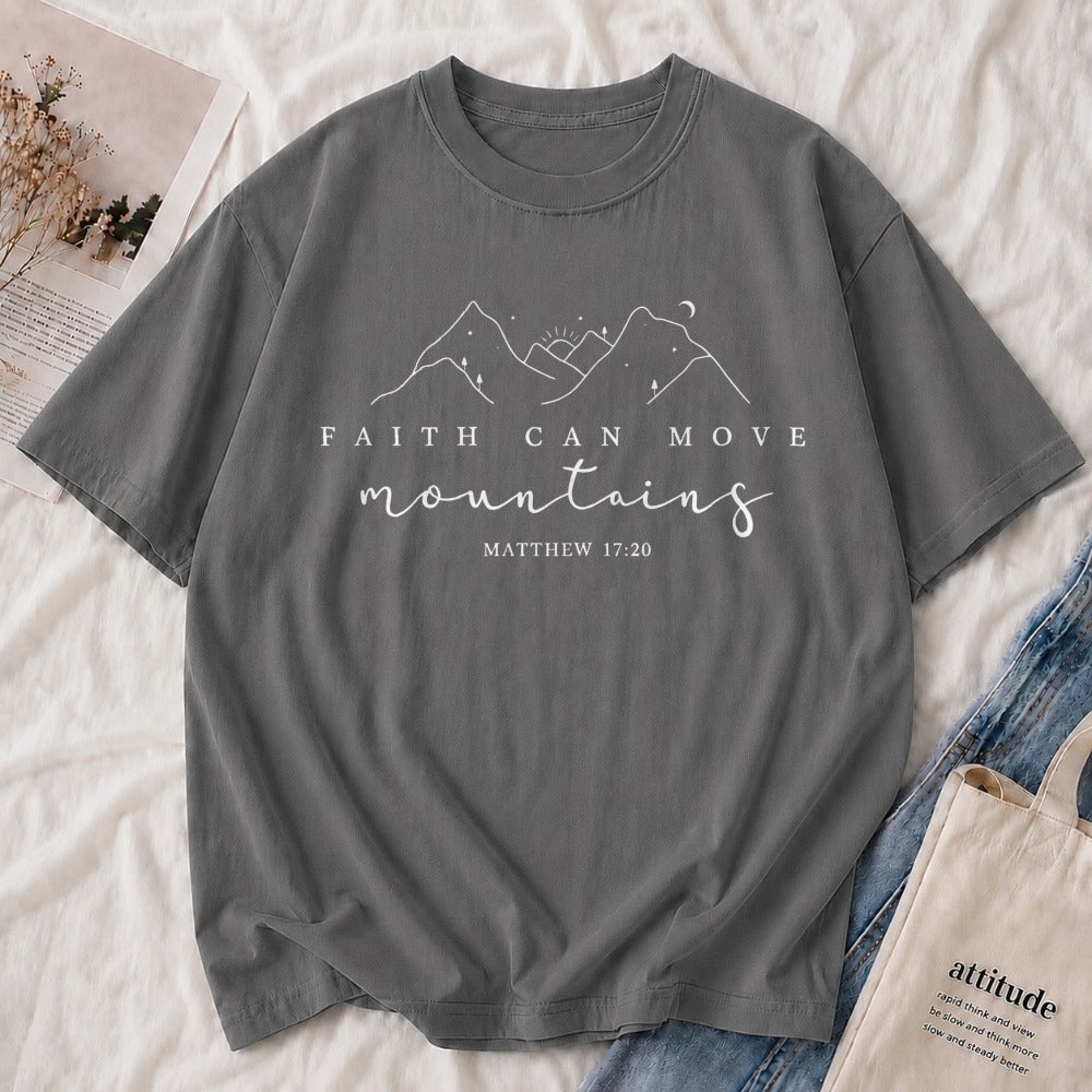 Faith Can Move Mountains Tee