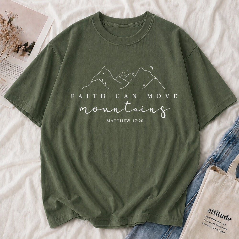 Faith Can Move Mountains Tee