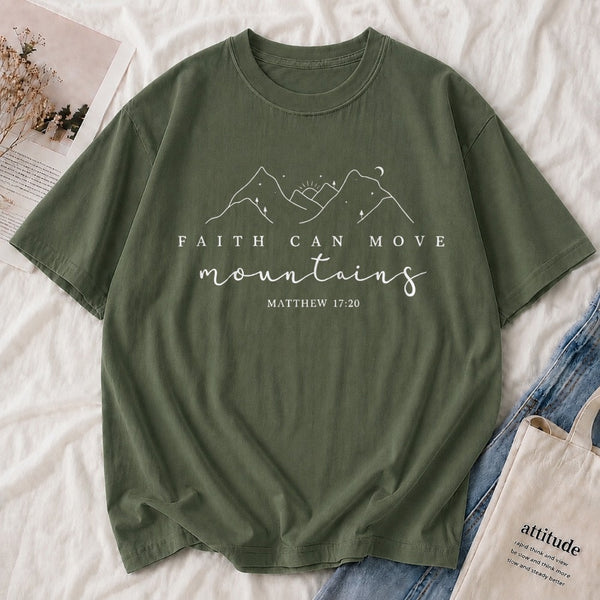 Faith Can Move Mountains Tee