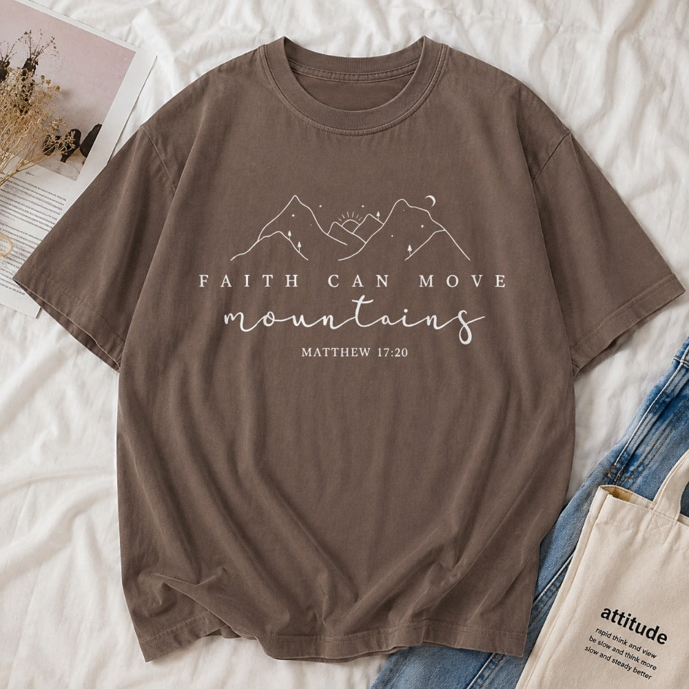 Faith Can Move Mountains Tee