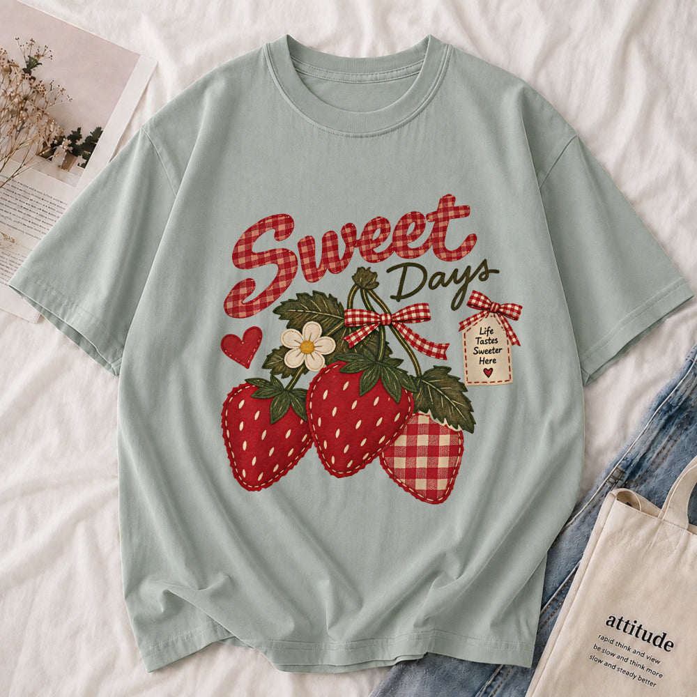 Sweet Days Strawberry Tee