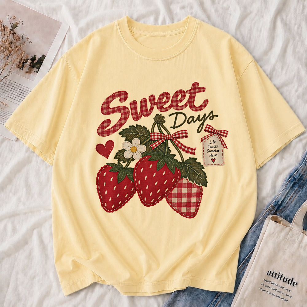 Sweet Days Strawberry Tee