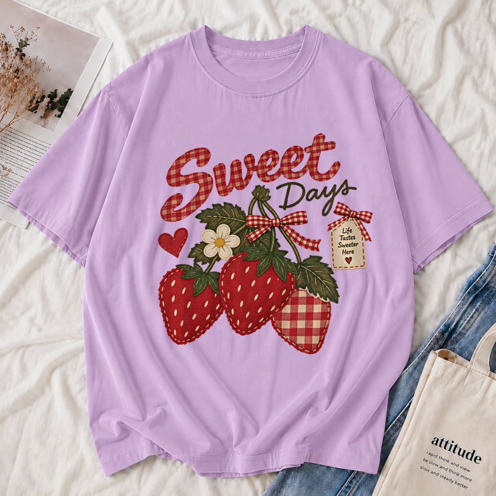 Sweet Days Strawberry Tee