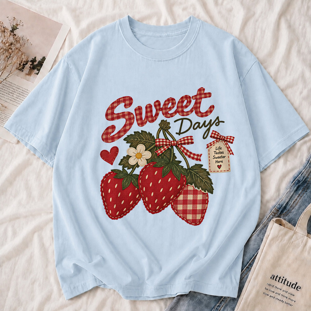 Sweet Days Strawberry Tee