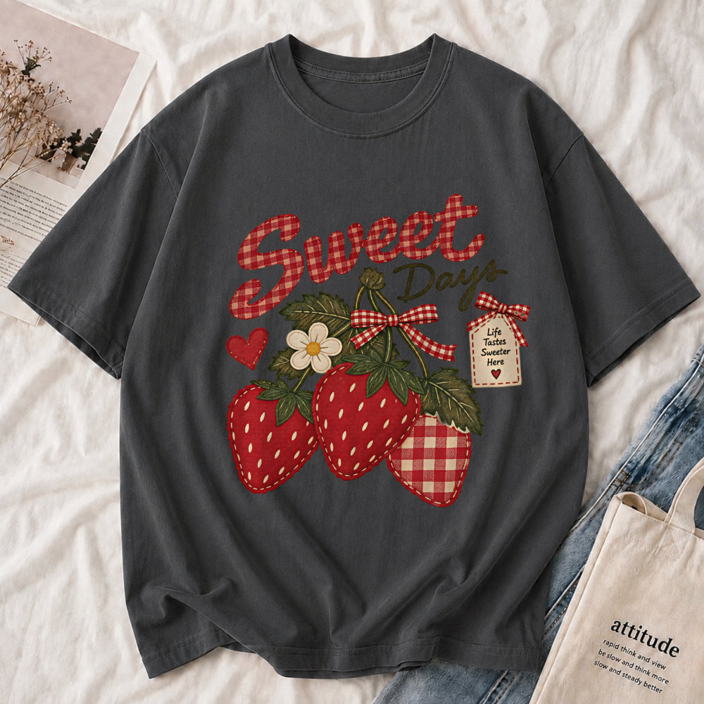 Sweet Days Strawberry Tee