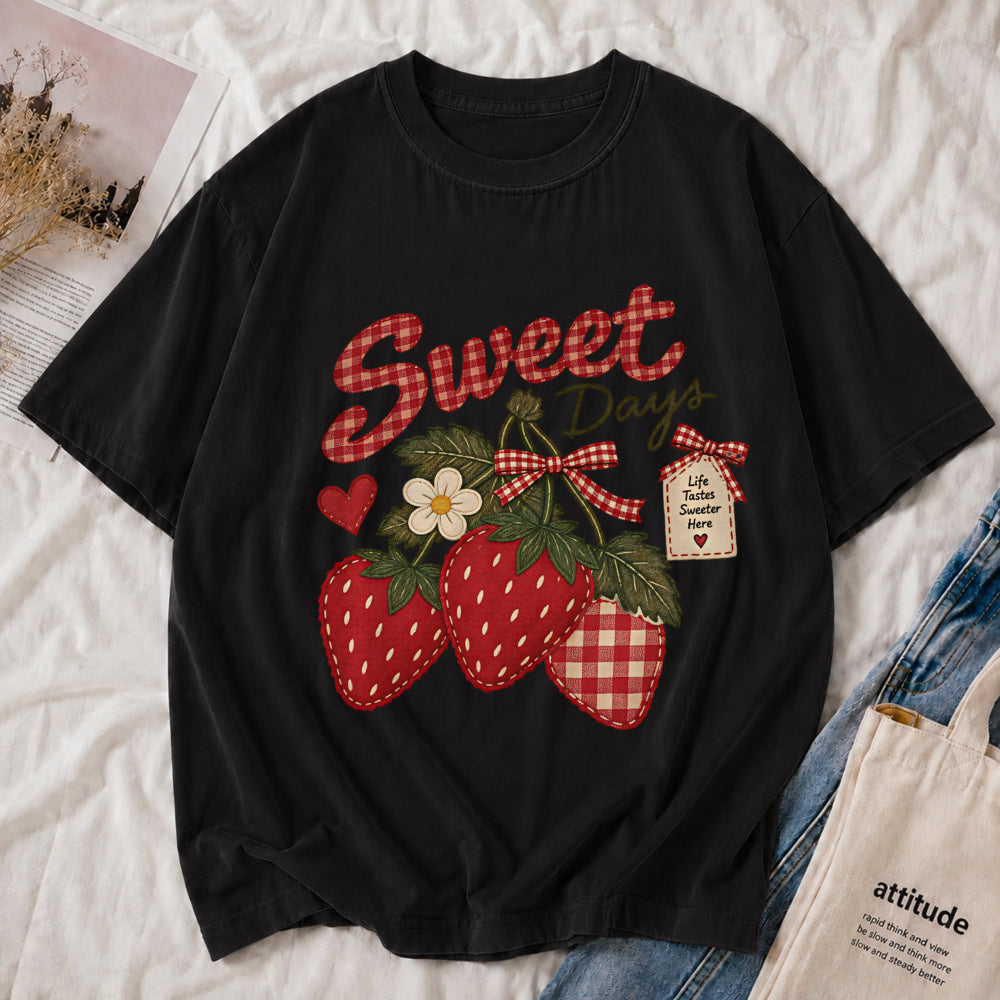 Sweet Days Strawberry Tee