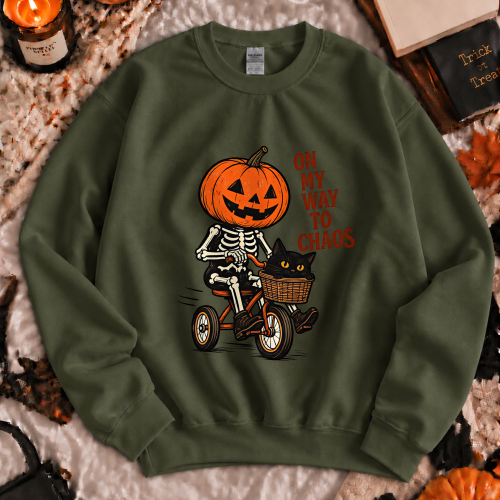 On My Way to Chaos Sweatshirt