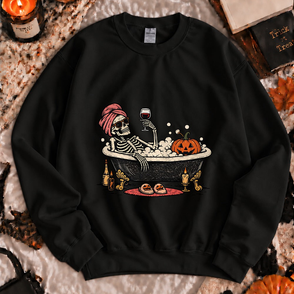 Skeleton Bathtub Sweatshirt