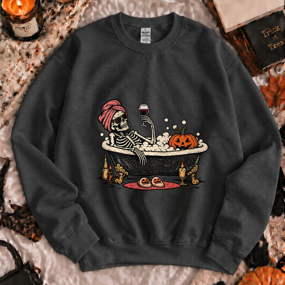 Skeleton Bathtub Sweatshirt