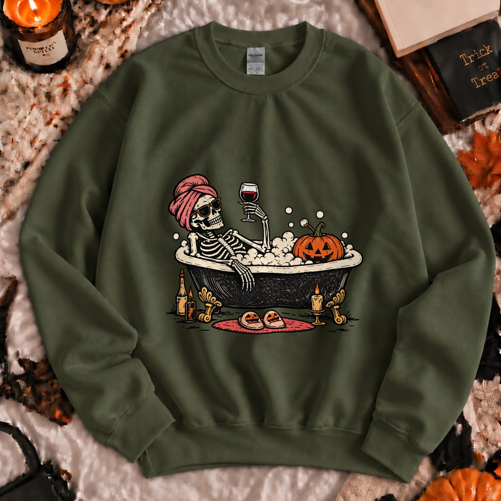 Skeleton Bathtub Sweatshirt