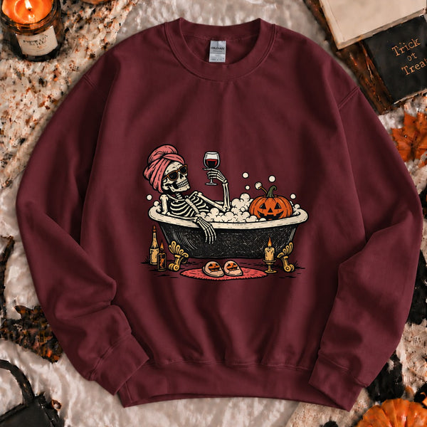 Skeleton Bathtub Sweatshirt