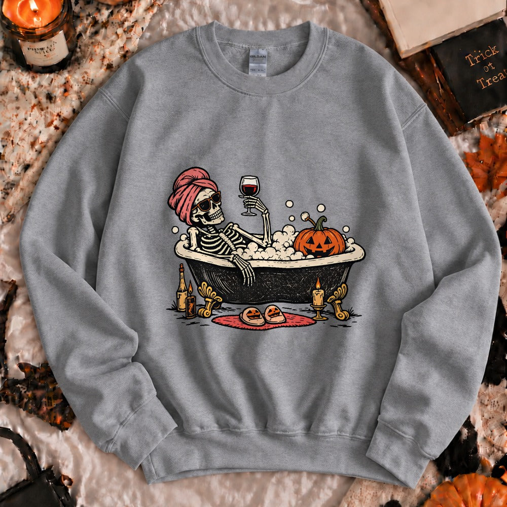 Skeleton Bathtub Sweatshirt
