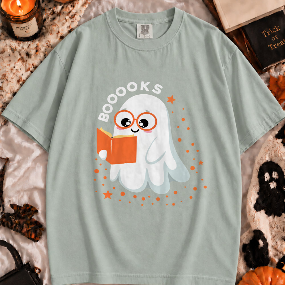 Ghost Reading 'Booooks' T‑Shirt