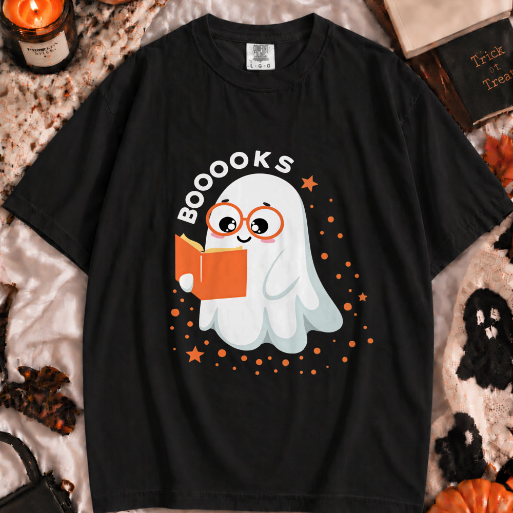 Ghost Reading 'Booooks' T‑Shirt