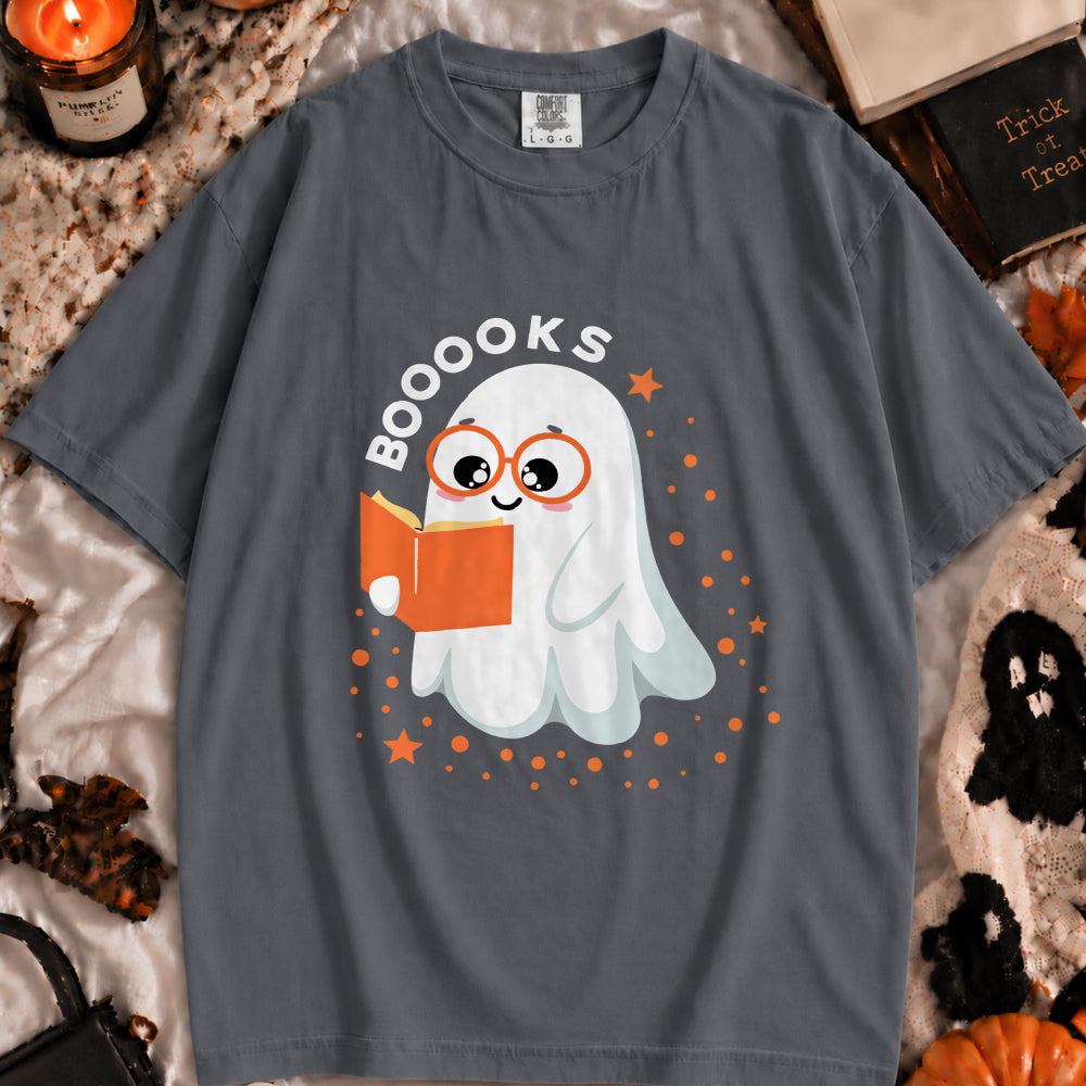 Ghost Reading 'Booooks' T‑Shirt