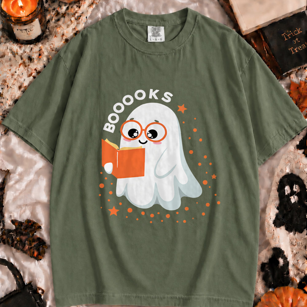 Ghost Reading 'Booooks' T‑Shirt