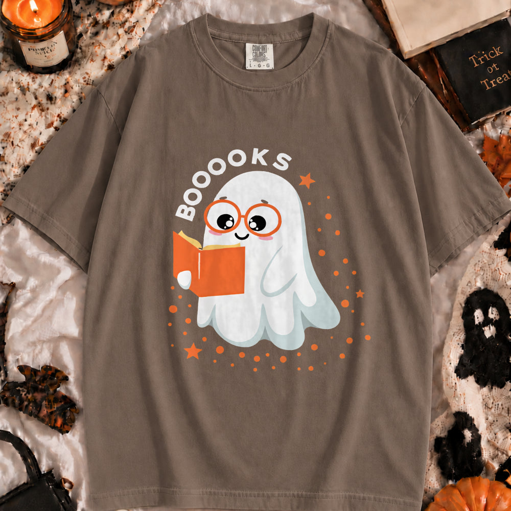 Ghost Reading 'Booooks' T‑Shirt