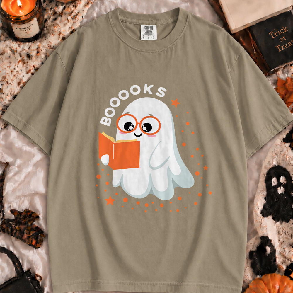 Ghost Reading 'Booooks' T‑Shirt