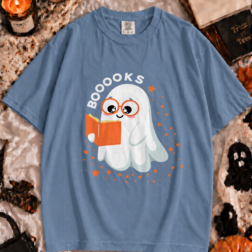 Ghost Reading 'Booooks' T‑Shirt