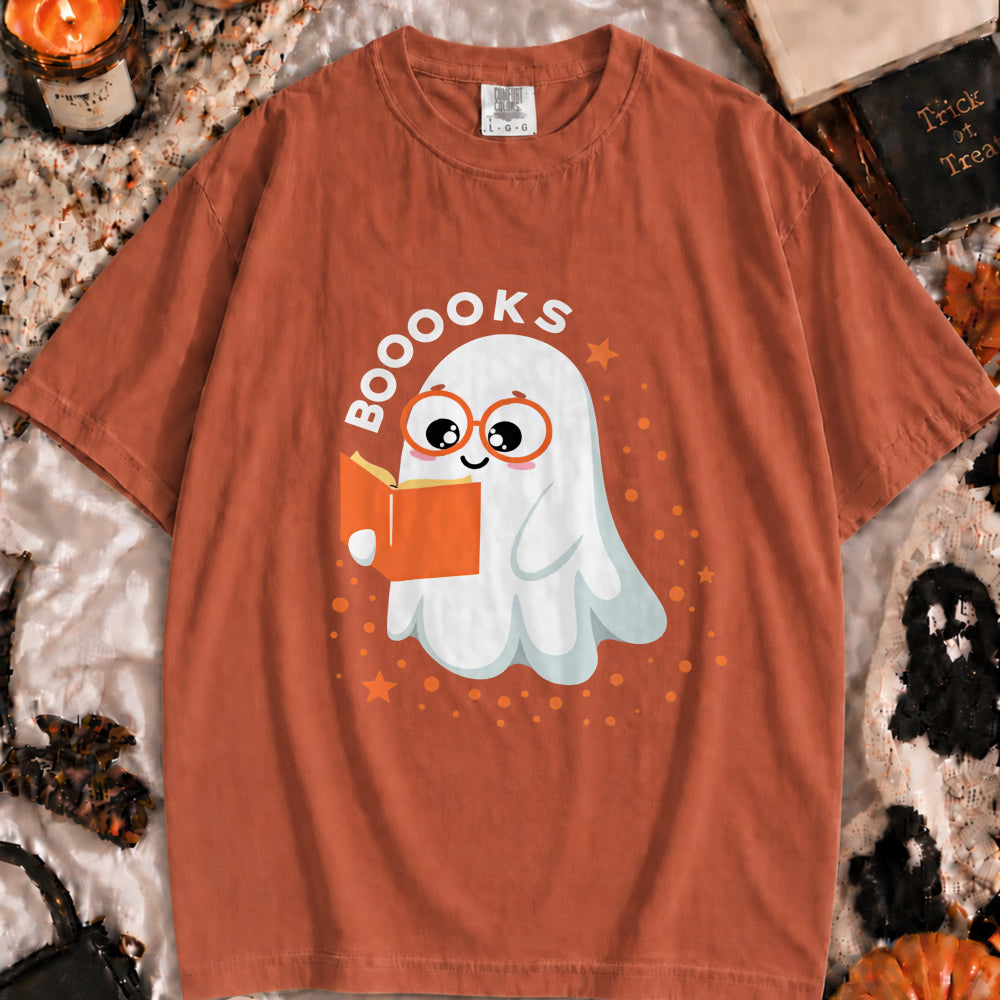 Ghost Reading 'Booooks' T‑Shirt