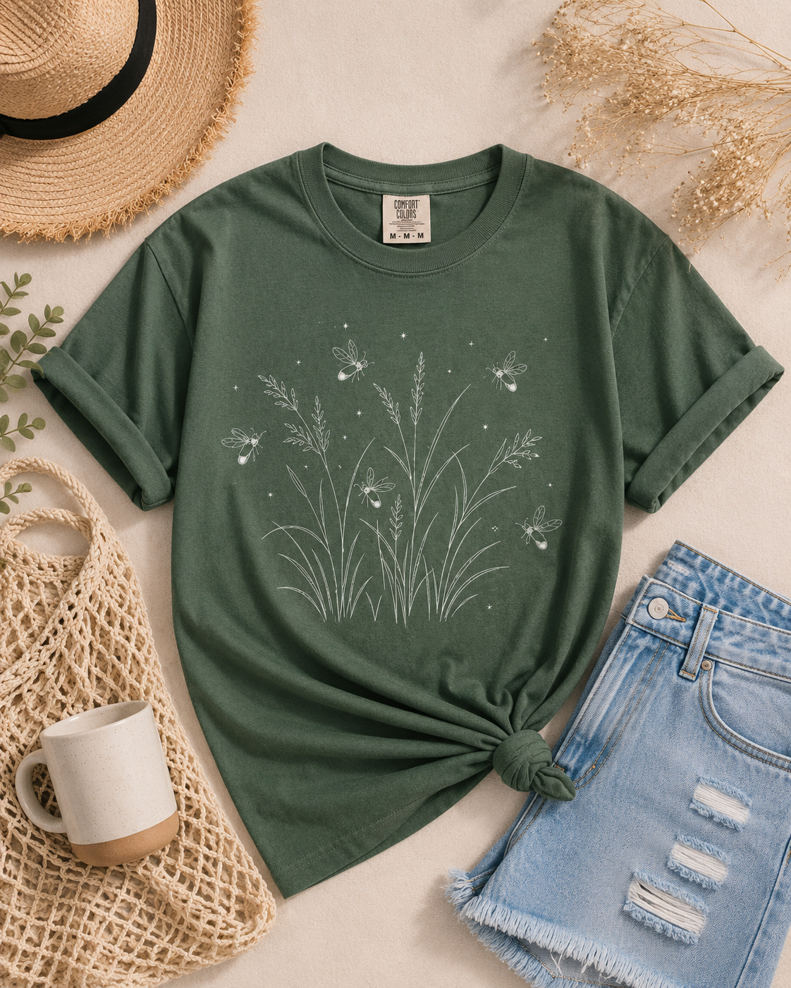 Firefly Meadow Tee