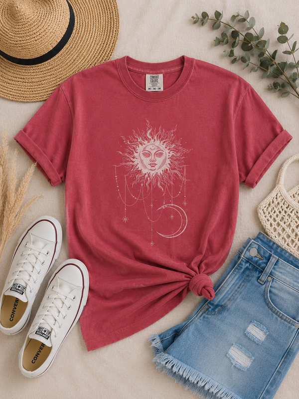 Sun & Moon Dreamer T-Shirt — Celestial Vintage