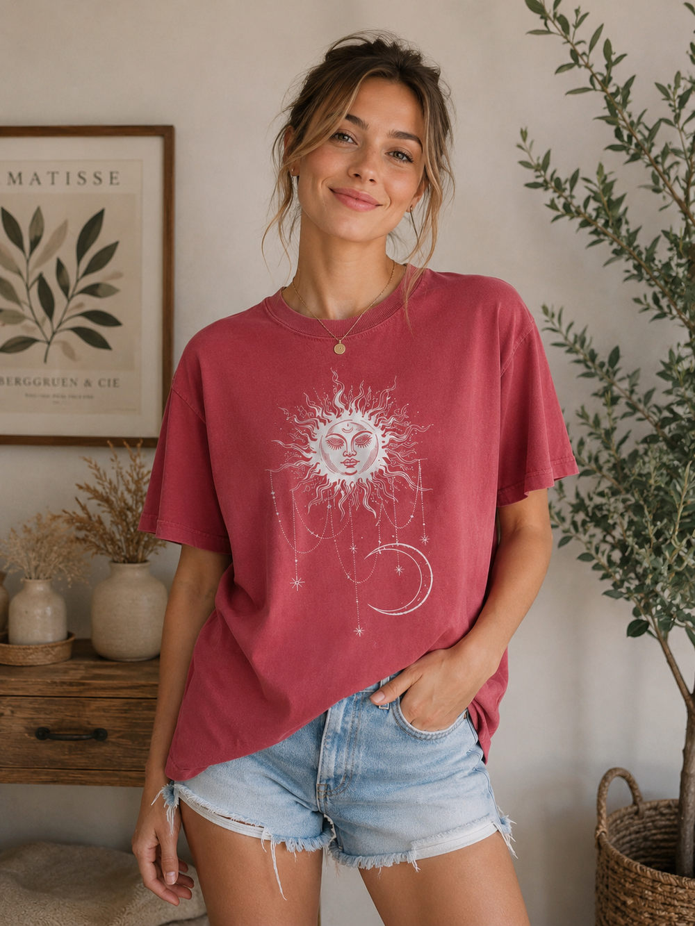 Sun & Moon Dreamer T-Shirt — Celestial Vintage